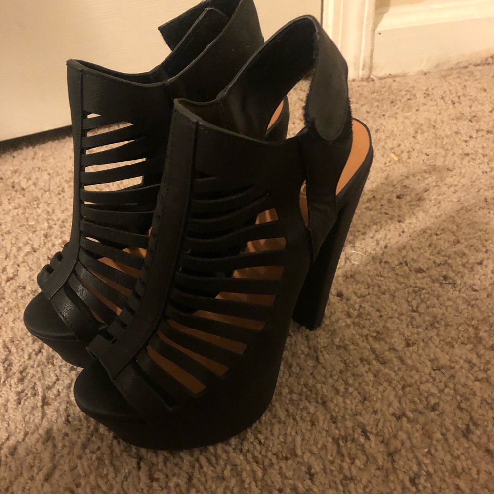 Black heels